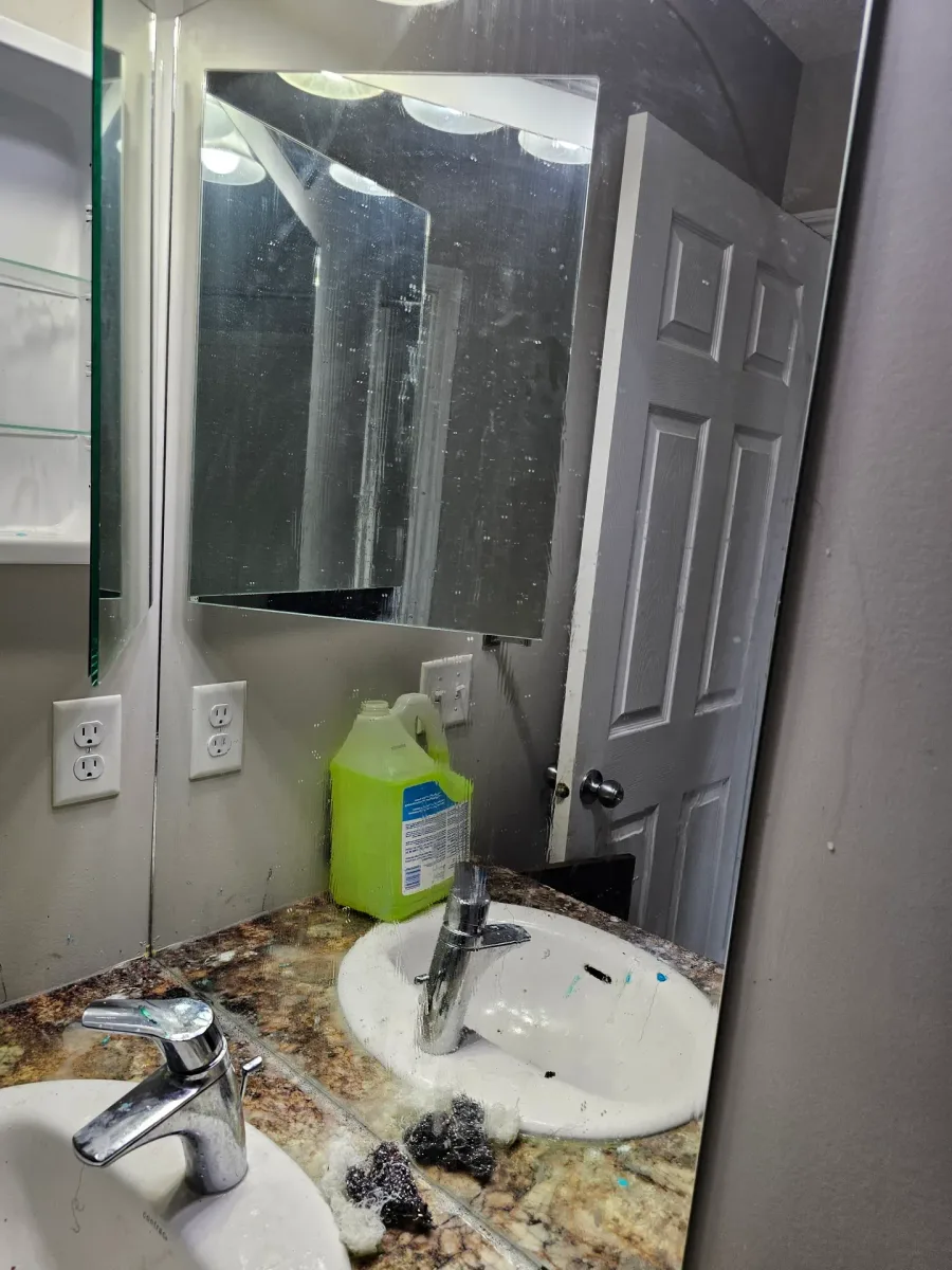 Before: Bathroom Deep Clean