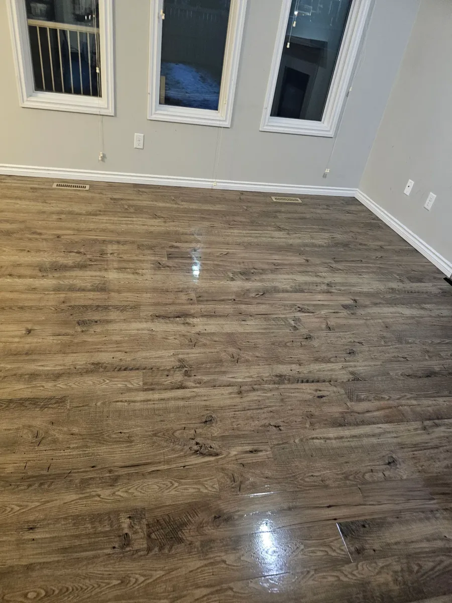 Floor waxing and polishing service