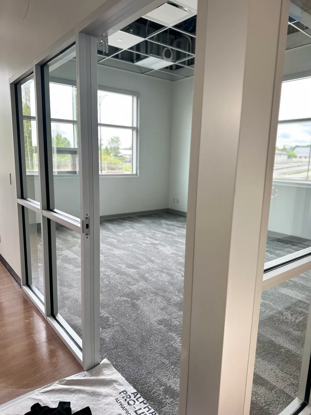 Newly built commercial office cleaned and made move-in ready after construction